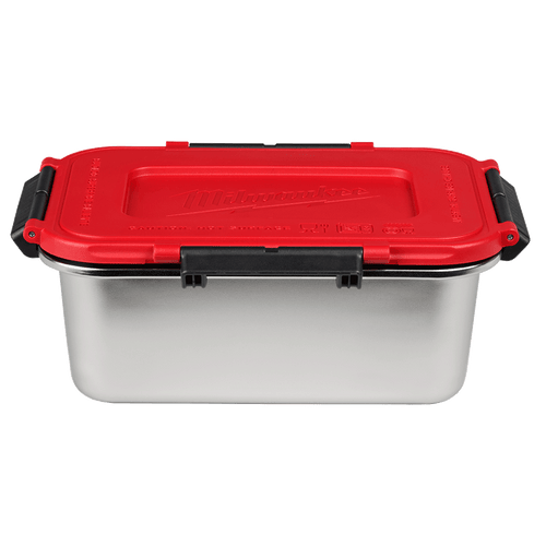 Milwaukee 49160203 three-piece stainless lunch box container set with lids