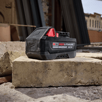 Milwaukee M18HB5 HIGH OUTPUT XC5 5.0Ah Battery in use on site