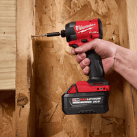 Milwaukee M18HB5 HIGH OUTPUT XC5 5.0Ah Battery in use on site