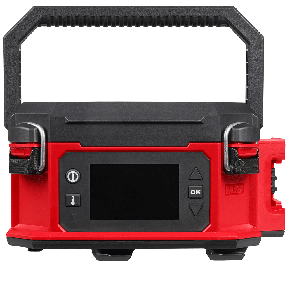 Milwaukee M18PHLB0 PACKOUT Heating Lunch Box – Tool Only in use on site