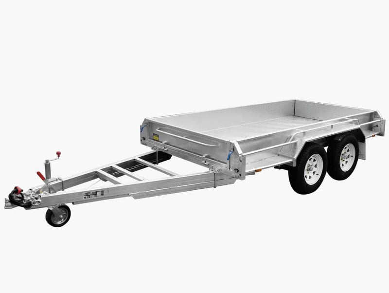 10×6 Heavy Duty Tandem Box Trailer – front three-quarter view