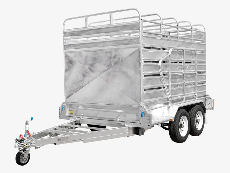 10×6 Cattle Crate Trailer – front three-quarter view