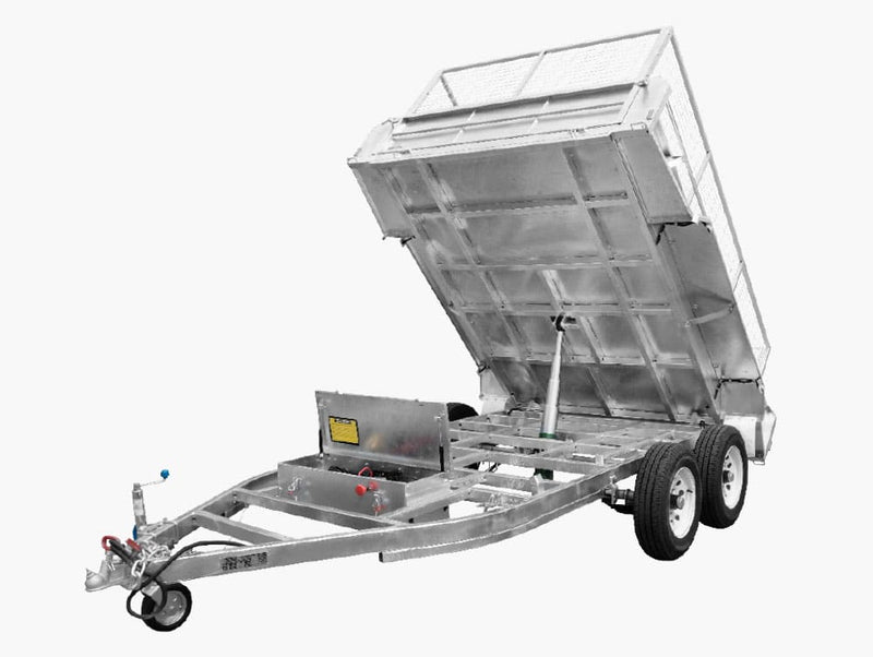10×6 Hydraulic Tipper Trailer – front three-quarter view