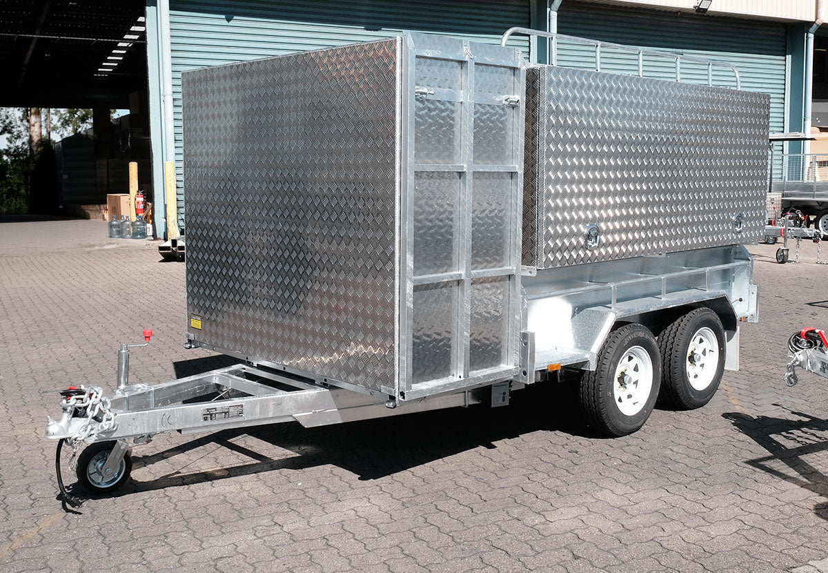 10×6 Tandem Axle Mower Trailer – side view