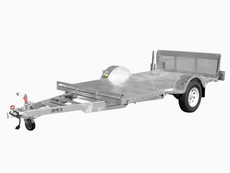 11×6 ATV, UTV and Mower Tilt Trailer – front three-quarter view