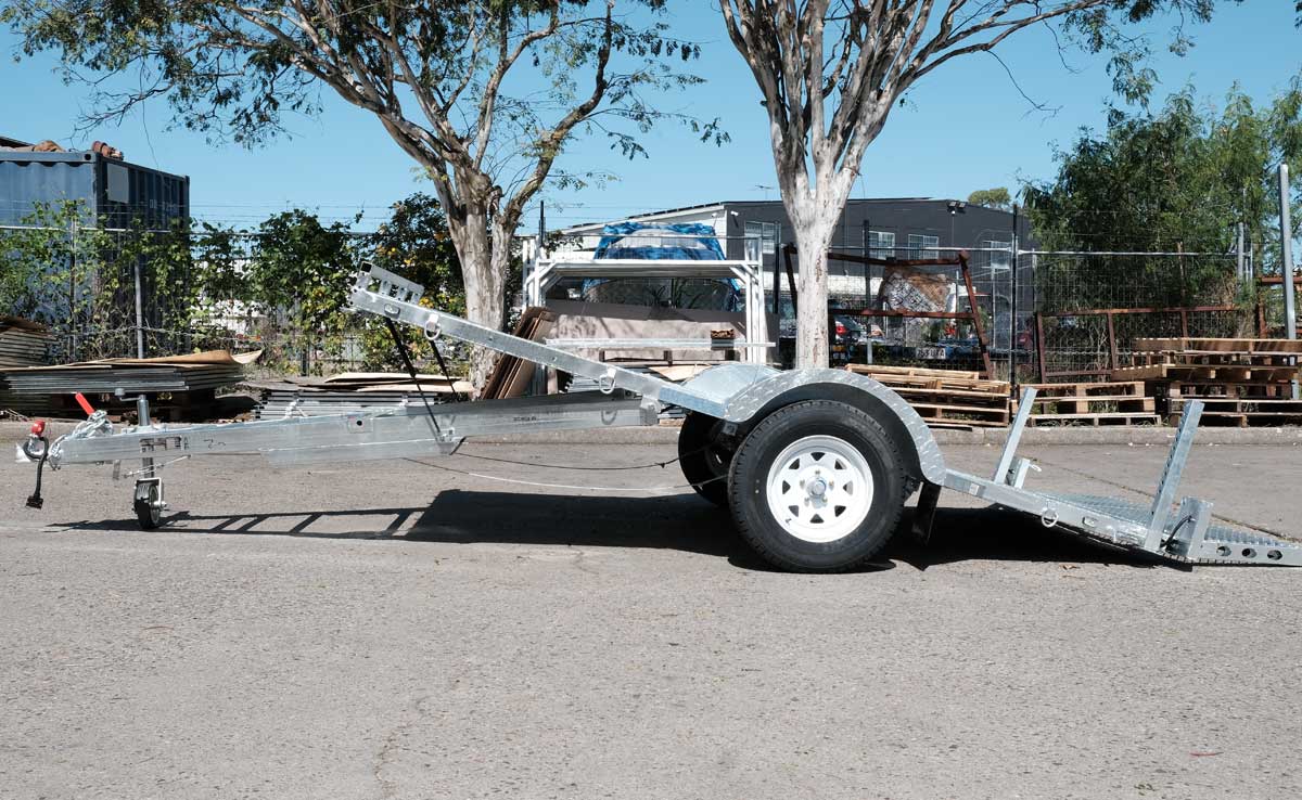 11×6 ATV, UTV and Mower Tilt Trailer – side view