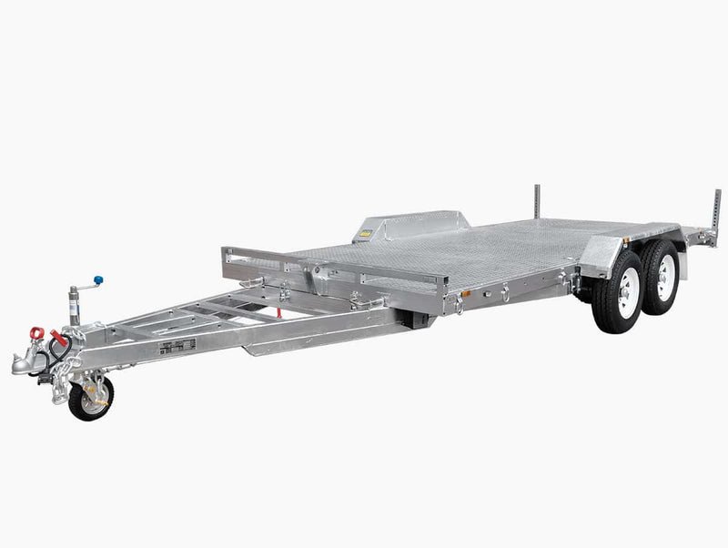 16×6.6 Car Trailer (3000 kg) – front three-quarter view