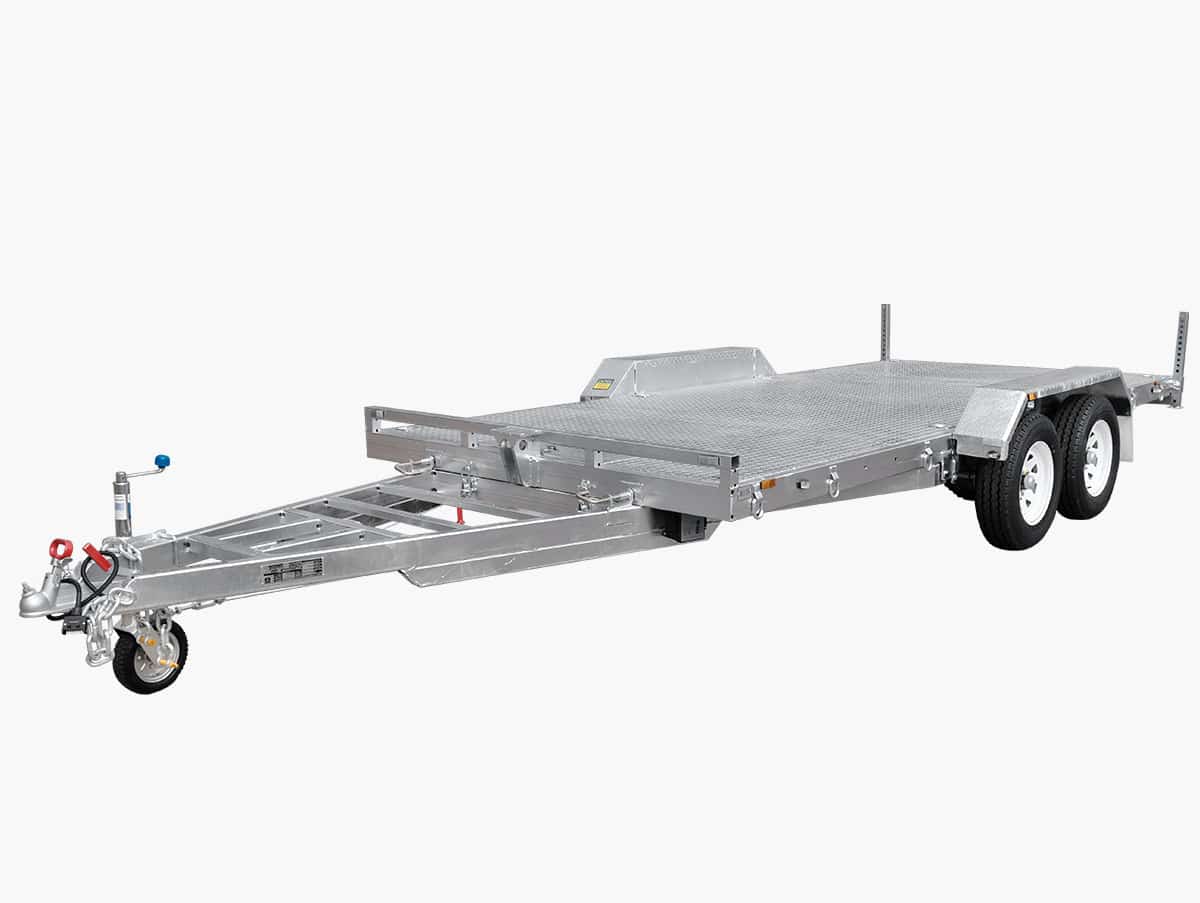 16×6.6 Car Trailer (3500 kg) – front three-quarter view