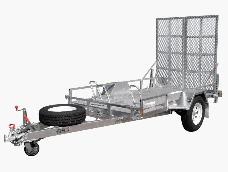 9×5 ATV / Motorcycle Trailer – front three-quarter view